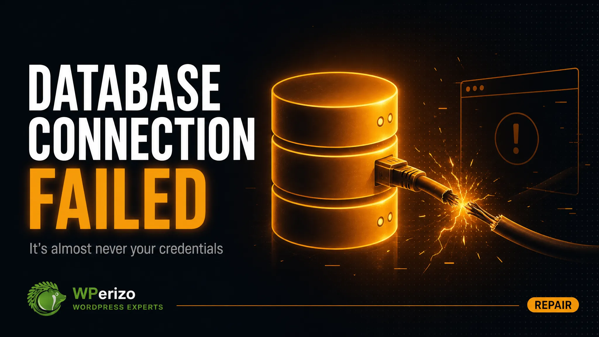 Error establishing a database connection — WordPress diagnostic order